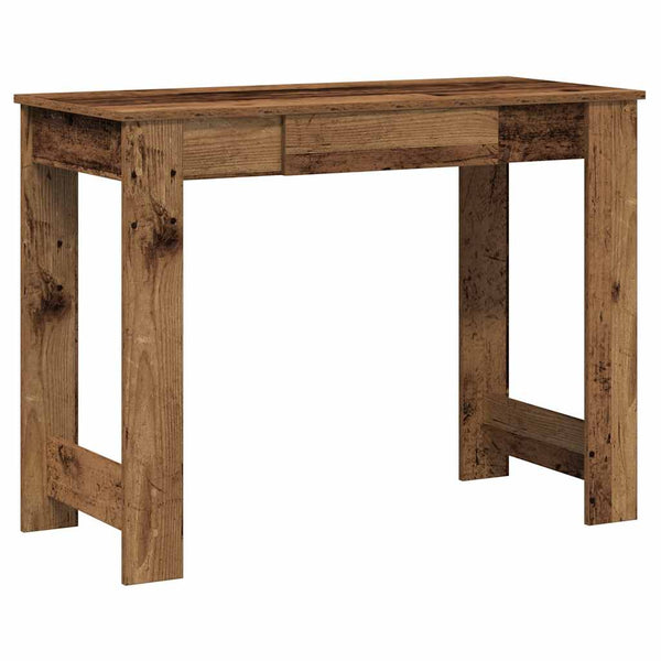Bureau 100X45X75 Cm Bewerkt Hout Kleurig