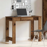 Bureau 100X45X75 Cm Bewerkt Hout Kleurig