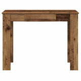 Bureau 100X45X75 Cm Bewerkt Hout Kleurig