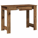 Bureau 100X45X75 Cm Bewerkt Hout Kleurig