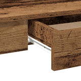 Bureau 100X45X75 Cm Bewerkt Hout Kleurig