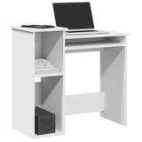 Bureau Met Schappen 84X40X78 Cm Bewerkt Hout Bruineikenkleur