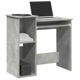 Bureau Met Schappen 84X40X78 Cm Bewerkt Hout Bruineikenkleur