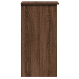 Bureau Met Schappen 84X40X78 Cm Bewerkt Hout Bruineikenkleur