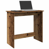 Bureau 80X40X75 Cm Bewerkt Hout Kleurig