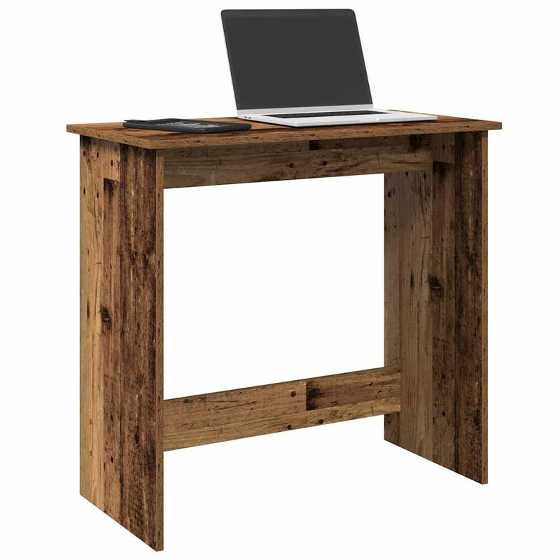 Bureau 80X40X75 Cm Bewerkt Hout Kleurig