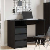 Bureau 102X50X75 Cm Bewerkt Hout