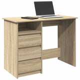 Bureau 102X50X75 Cm Bewerkt Hout