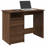 Bureau 102X50X75 Cm Bewerkt Hout