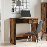Bureau 80X40X75 Cm Bewerkt Hout Kleurig
