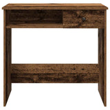 Bureau 80X40X75 Cm Bewerkt Hout Kleurig