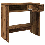 Bureau 80X40X75 Cm Bewerkt Hout Kleurig