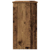 Bureau 80X40X75 Cm Bewerkt Hout Kleurig