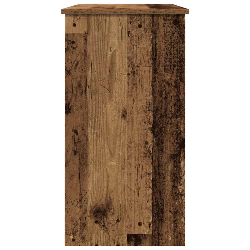 Bureau 80X40X75 Cm Bewerkt Hout Kleurig
