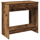 Bureau 80X40X75 Cm Bewerkt Hout Kleurig