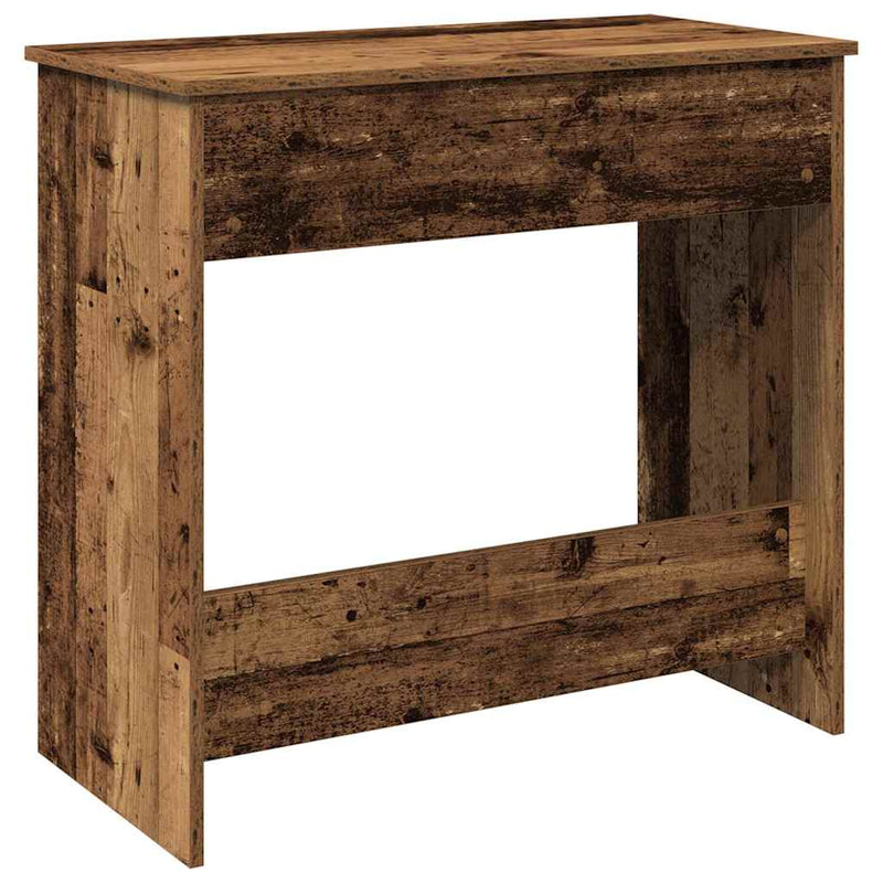 Bureau 80X40X75 Cm Bewerkt Hout Kleurig