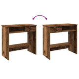 Bureau 80X40X75 Cm Bewerkt Hout Kleurig