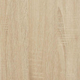 Hoekwandschap 32X32X127,5 Cm Bewerkt Hout Kleurig Sonoma Eiken