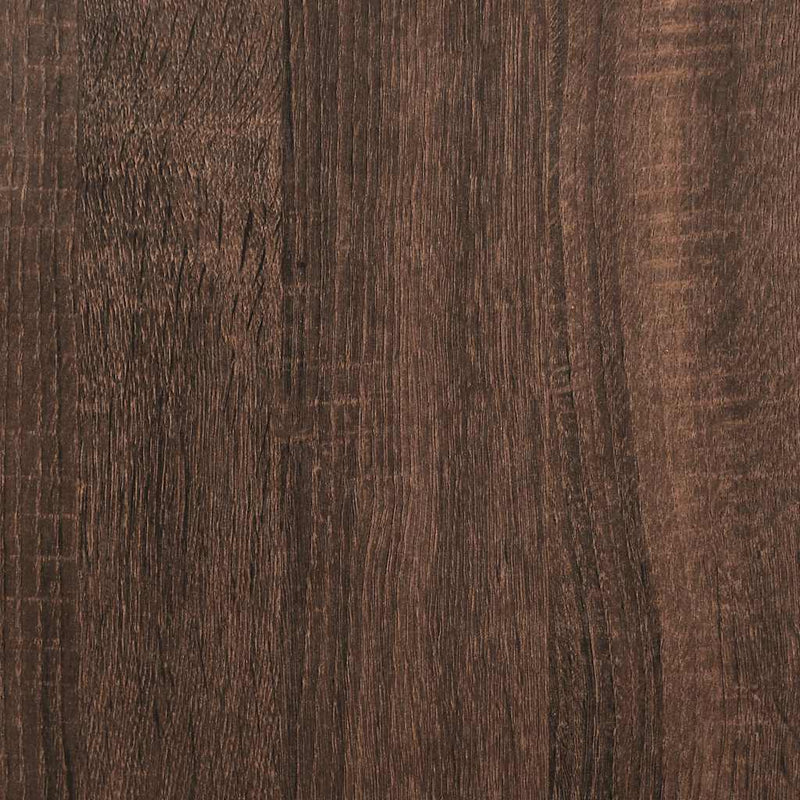 Hoekwandschap 32X32X127,5 Cm Bewerkt Hout Ig Bruin Eikenkleur