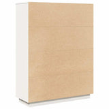 Hoge Kast 89X34X116,5 Cm Massief Grenenhout