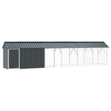 Vogelkooi Antraciet 422 X 103 X 142 Cm Gegalvaniseerd Staal