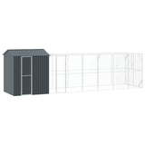 Vogelkooi Antraciet 416,5 X 103 X 142 Cm Gegalvaniseerd Staal