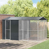 Vogelkooi Antraciet 422 X 103 X 142 Cm Gegalvaniseerd Staal