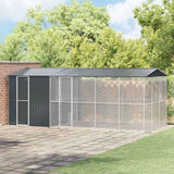 Vogelkooi Antraciet 422 X 103 X 142 Cm Gegalvaniseerd Staal