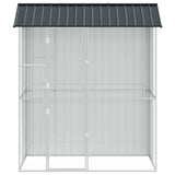 Vogelkooi 215 X 110 X 247 Cm Gegalvaniseerd Staal