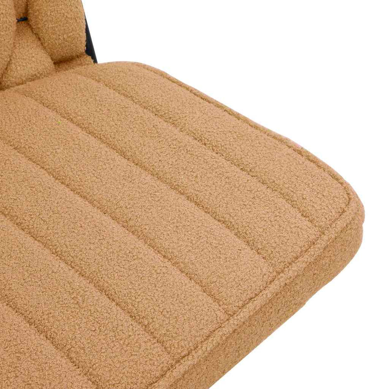 Bureaustoel Gekrulde Wolachtige Stof