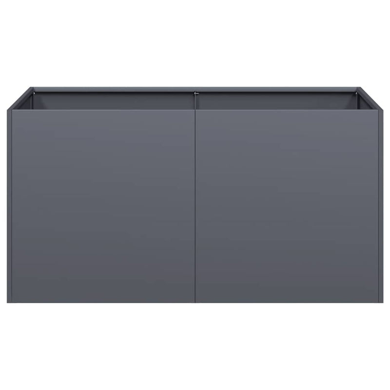 Plantenbak Koudgewalst Staal Kleurig Antraciet