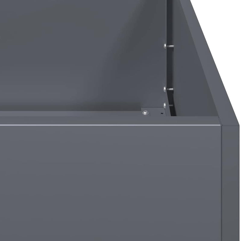 Plantenbak Koudgewalst Staal Kleurig Antraciet