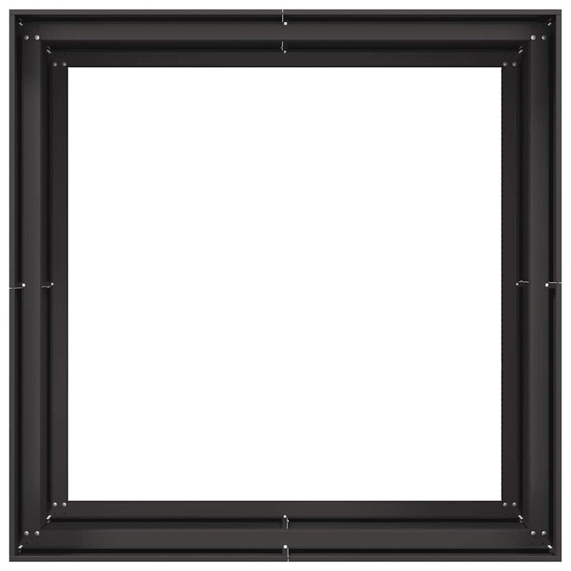 Plantenbak Staal Zwart Staal/Zwart