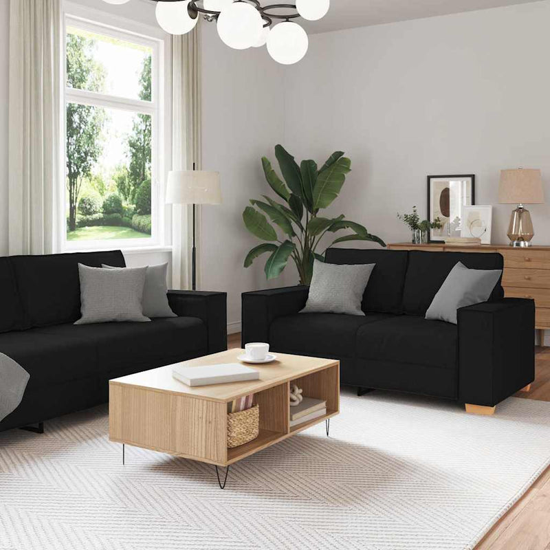 Bankstel Met Kussen 3 Pcs 220 X 78 X 84 Cm Stof