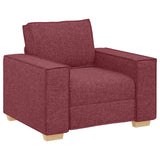 Bankstel Met Kussen 3 Pcs 220 X 78 X 84 Cm Stof