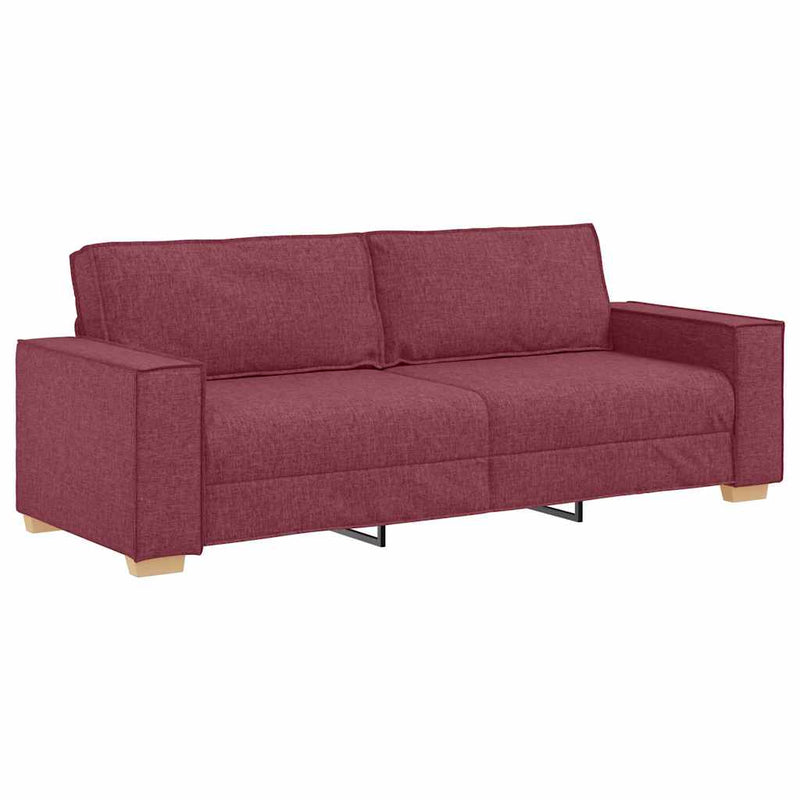 Bankstel Met Kussen 3 Pcs 220 X 78 X 84 Cm Stof