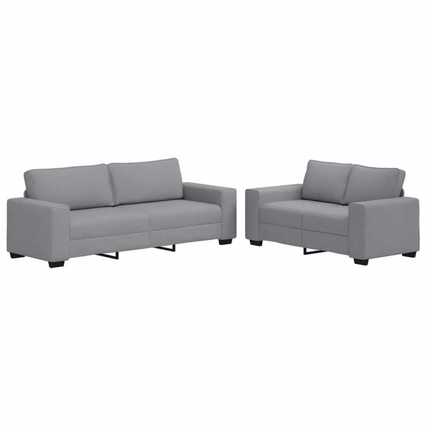 2-Delige Loungeset Met Kussens Stof