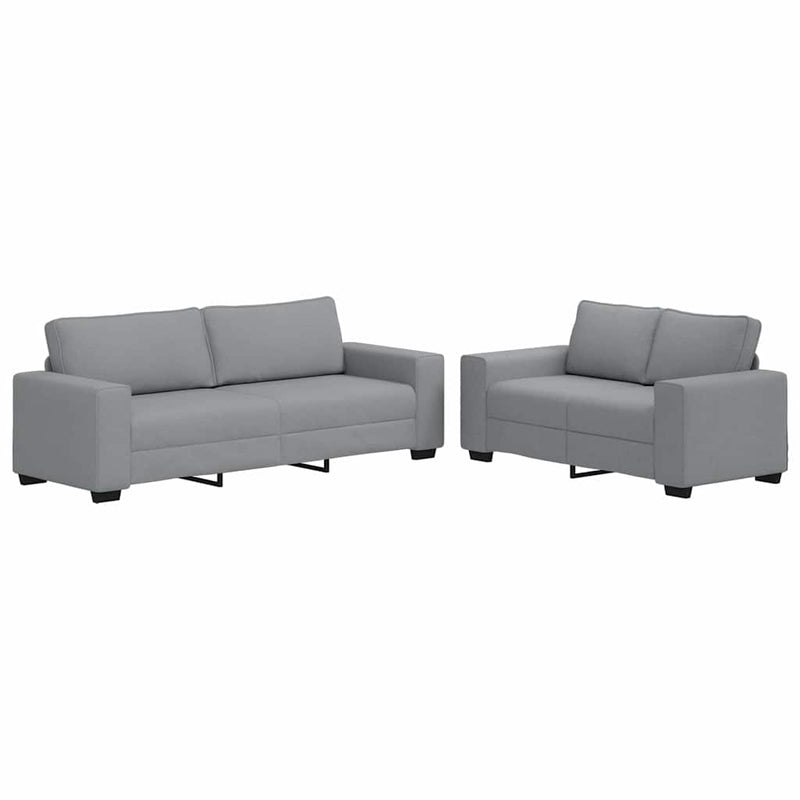 2-Delige Loungeset Met Kussens Stof