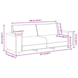 2-Delige Loungeset Met Kussens Stof