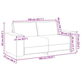 Loveseat Bank Corduroy Stof