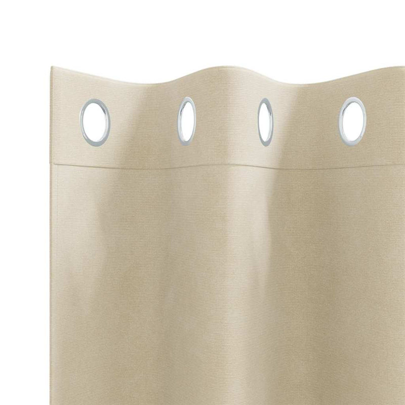 Gordijnen Met Gordijnen 2 Pcs Fluweel Crème