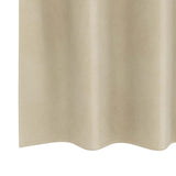 Gordijnen Met Gordijnen 2 Pcs Fluweel Crème
