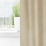 Verduisterende Gordijnen 2 Pcs Fluweel Crème