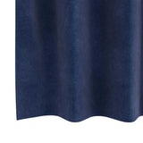 Gordijnen Met Gordijnen 2 Pcs Fluweel Donkerblauw