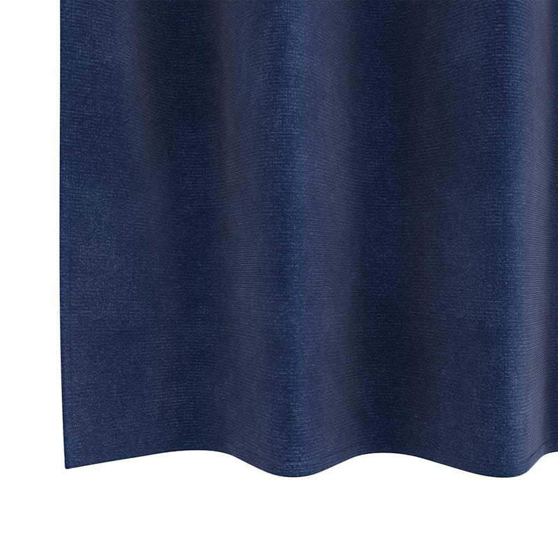 Gordijnen Met Gordijnen 2 Pcs Fluweel Donkerblauw