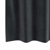 Gordijnen Met Gordijnen 2 Pcs Fluweel Donkergrijs