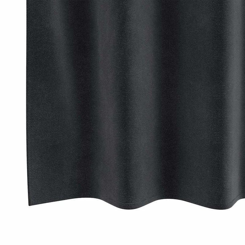 Gordijnen Met Gordijnen 2 Pcs Fluweel Donkergrijs
