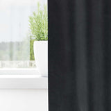 Gordijnen Met Gordijnen 2 Pcs Fluweel Donkergrijs