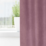 Gordijnen Met Gordijnen 2 Pcs Fluweel Donkerroze