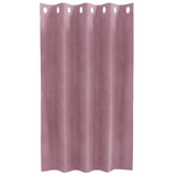 Gordijnen Met Gordijnen 2 Pcs Fluweel Donkerroze